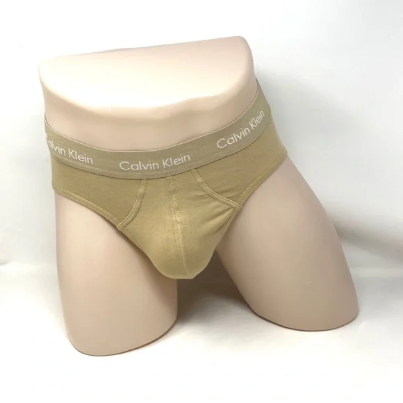 Calvin Klein Men Underwear 3Pack Hip Brief Rose Natural Cotton Stretch NB2613946 - Picture 6 of 7